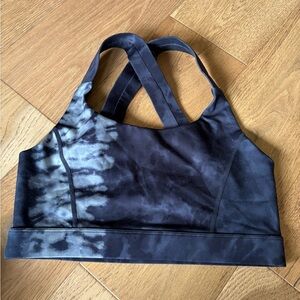 Glyder tye die sports bra large